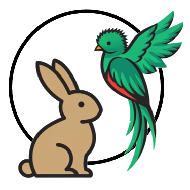 Bunny & Quetzal Logo
